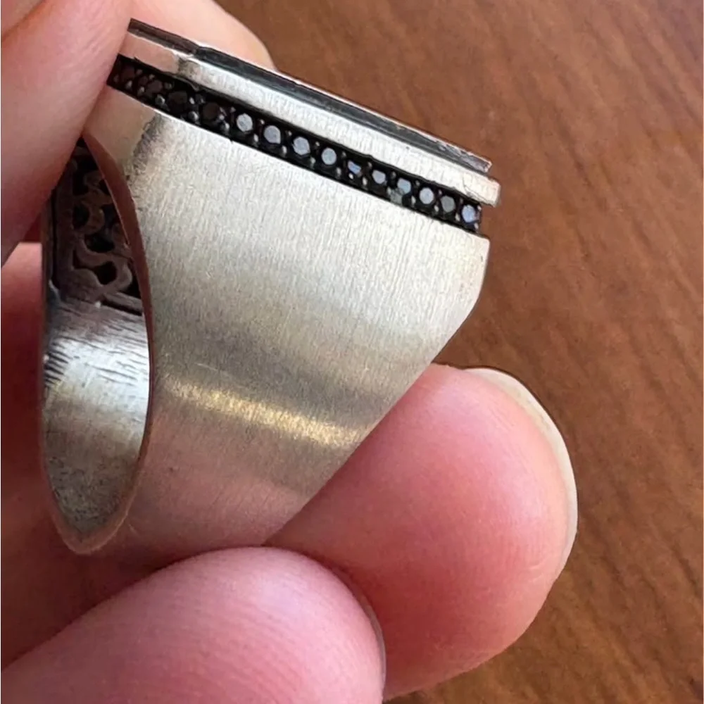 God is greater than the Highs and lows size 9.75 Custom made Ring mens